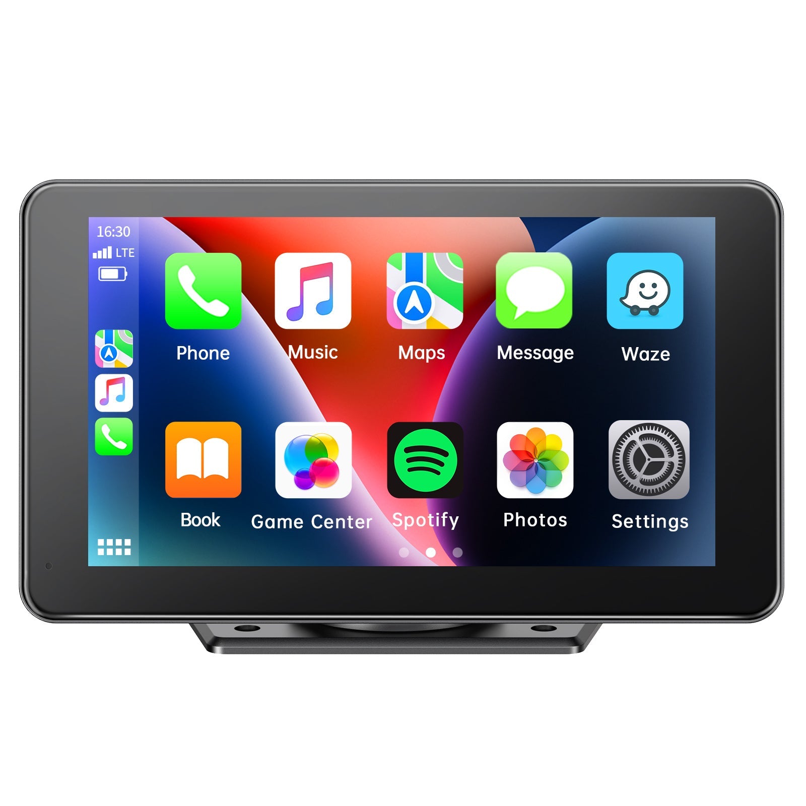 RC08 7'' Car Stereo 2.5D Wireless Apple Carplay & Android Auto with 1080P Backup Camera, Airplay and Bluetooth