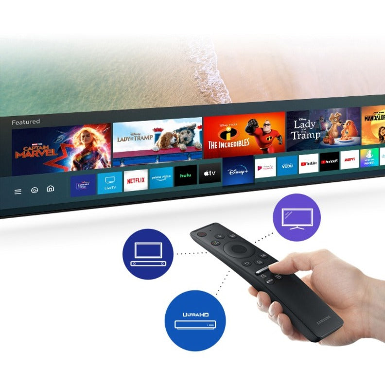 Samsung QN50Q60TAFXZA 50" Class Q60T QLED 4K UHD HDR Smart TV (2020), 2160p 120Hz 4K Edge Lit, 3 HDMI ports