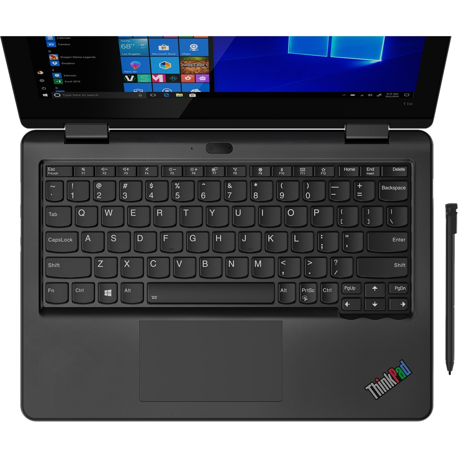 Lenovo 20SF0003US ThinkPad 11e Yoga G6 11.6" 2-in-1 Notebook, Intel Core m3-8100Y, 4GB RAM, 256GB SSD, Windows 10 Pro