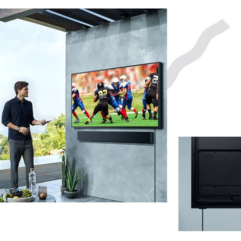 Samsung The Terrace 65" Outdoor QLED 4K Smart TV, IP55 Weather-Resistant, Anti-Glare, 240Hz Motion Rate, Quantum HDR, Voice Control, 3 HDMI - QN65LST7TAFXZA (1 Year Warranty)