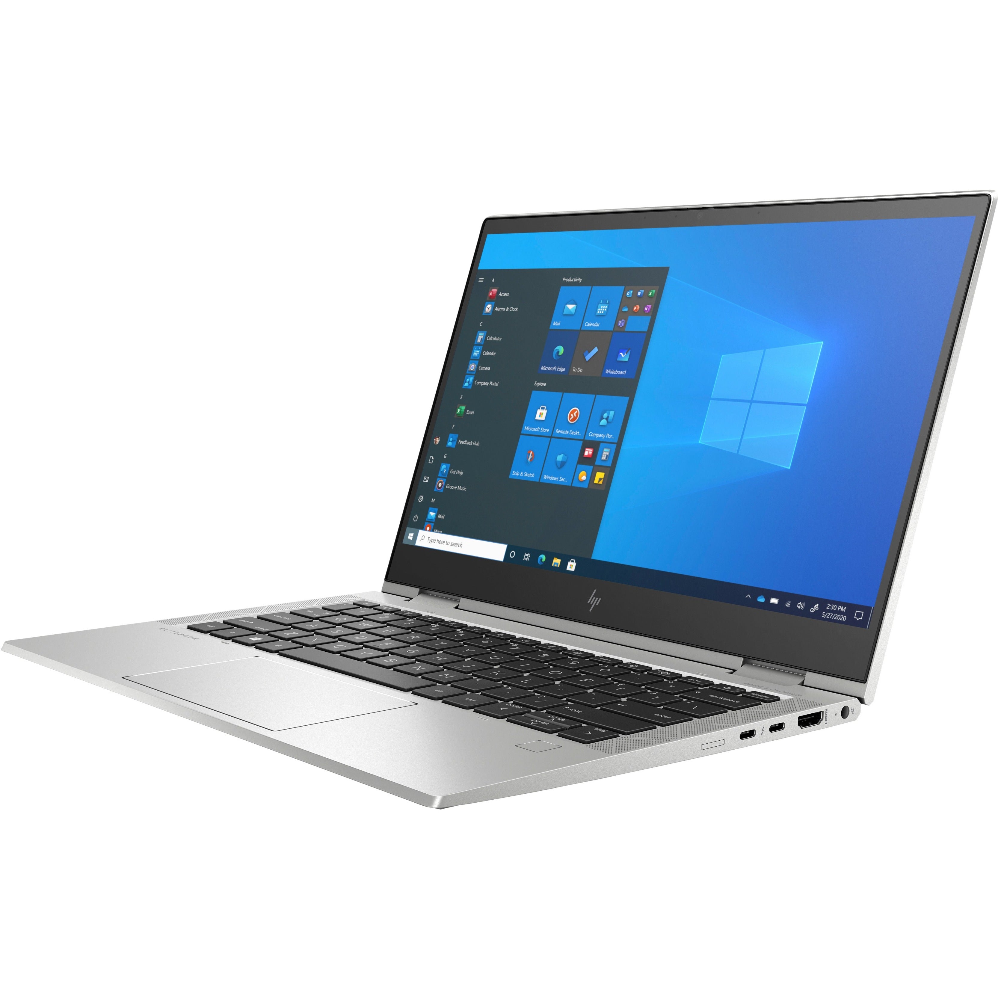 HP EliteBook x360 830 G8 Notebook PC, 13.3" FHD Touchscreen, Intel i7-1185G7, 16GB RAM, 512GB SSD, Windows 10 Pro