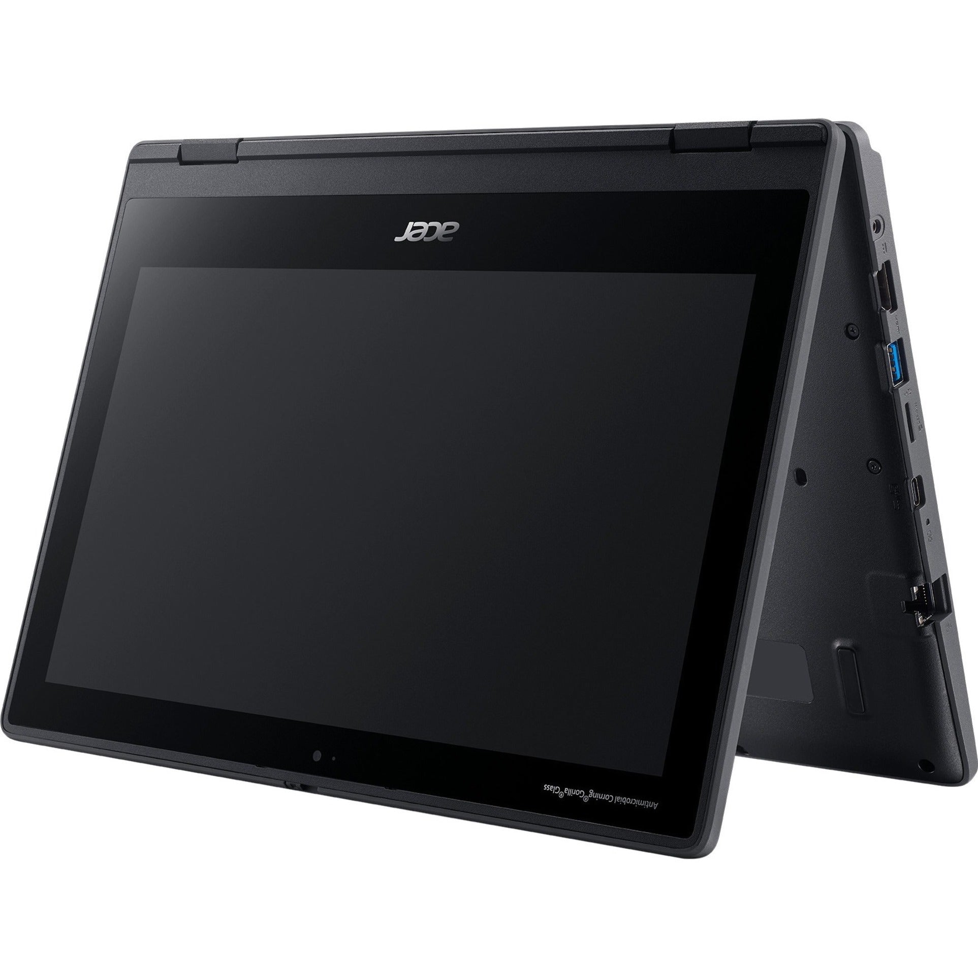 Acer NX.VNEAA.002 TravelMate Spin B3 TMB311R-31-C8GZ 2 in 1 Notebook, Windows 10 Pro, 11.6" HD Touchscreen, Intel Celeron N4020, 4GB RAM, 64GB Flash Memory