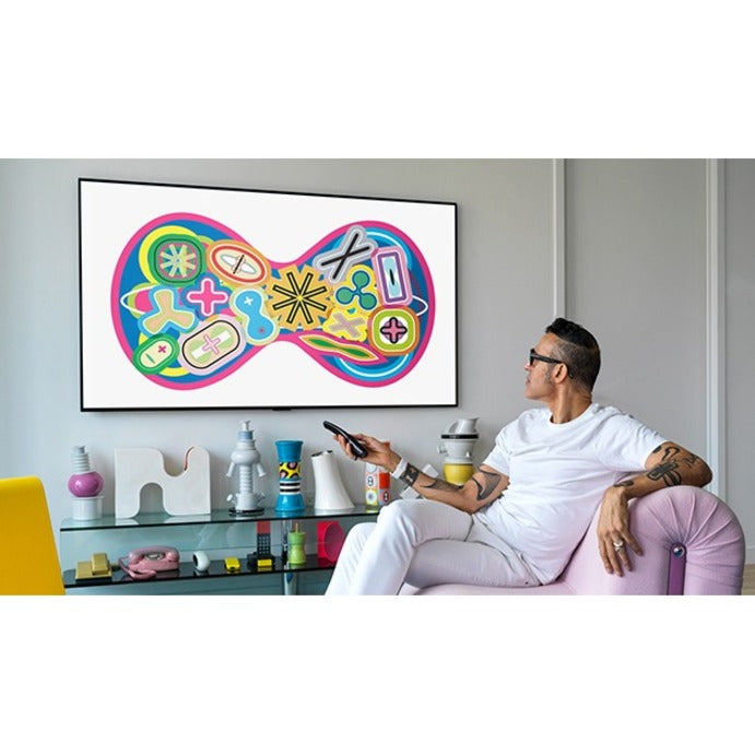 LG G1 77" Smart OLED TV, 4K UHD, WebOS, Self-Lit Pixels, Dolby Atmos, 120Hz, HDR10, G-sync, FreeSync Premium, Voice Assistant, Magic Remote (1 Year Warranty)