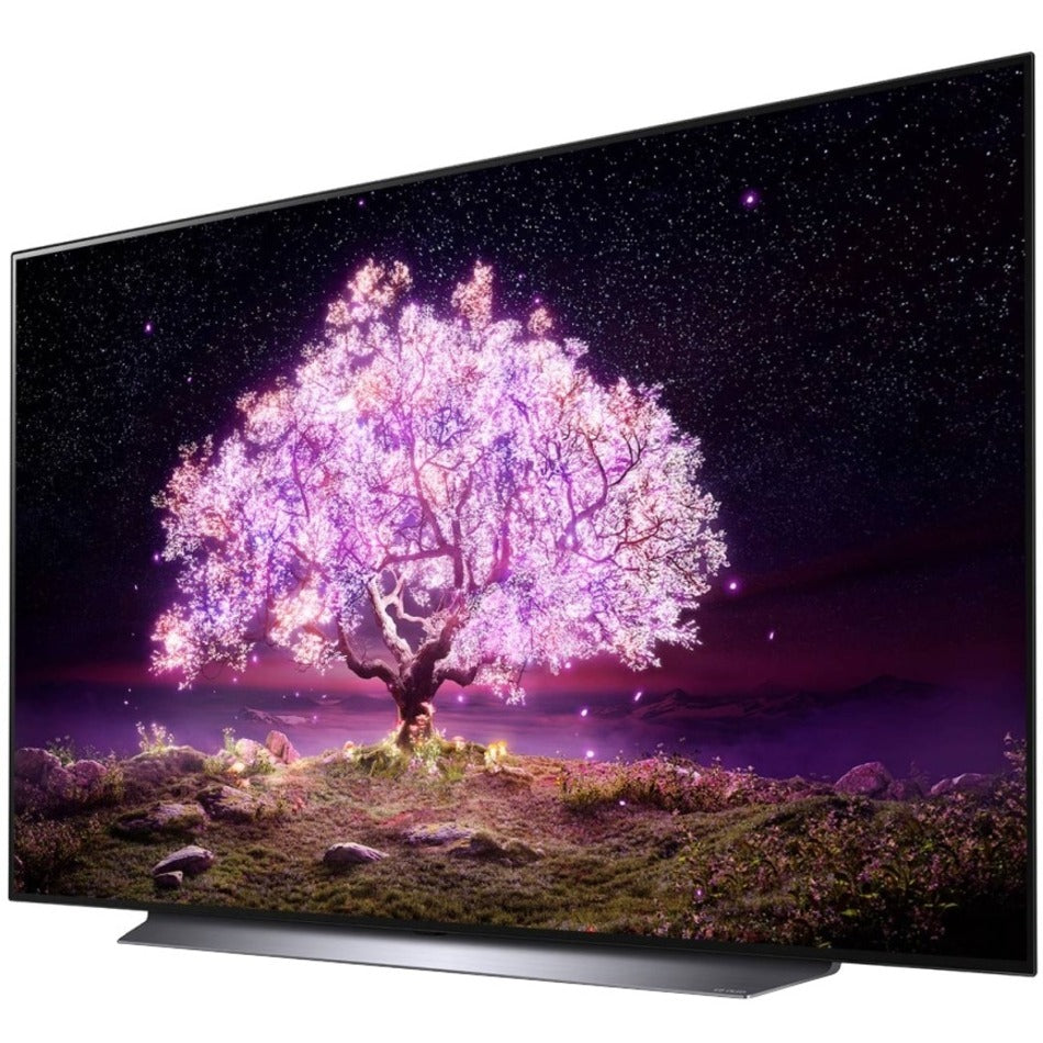LG C1 83-inch Smart OLED TV, 4K UHD, Dolby Atmos, 120Hz Gaming Display, G-Sync Compatible, WebOS, AI ThinQ, HDR10, Voice Assistant - OLED83C1PUA (1 Year Warranty)