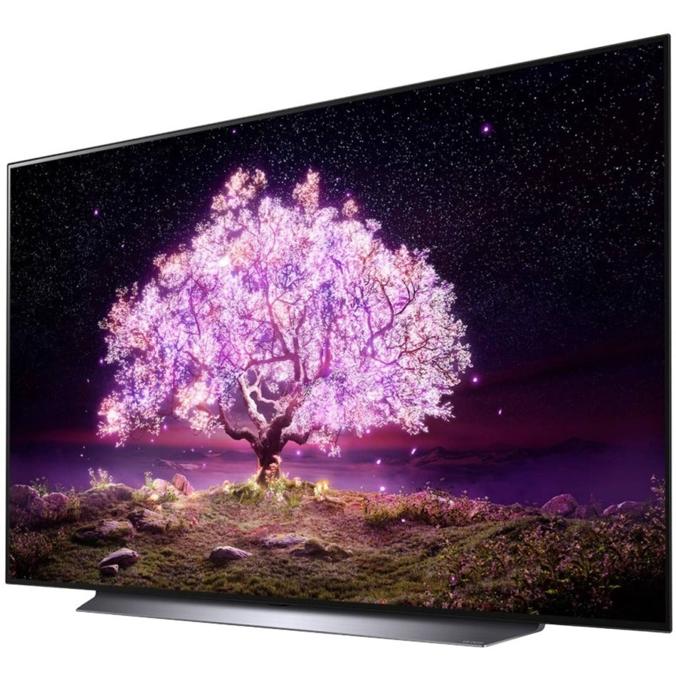 LG C1 77-inch Smart OLED TV, 4K UHD Display, Dolby Atmos, 120Hz Gaming, G-Sync Compatible, WebOS, AI ThinQ, HDR10, Voice Assistant - OLED77C1PUB (1 Year Warranty)