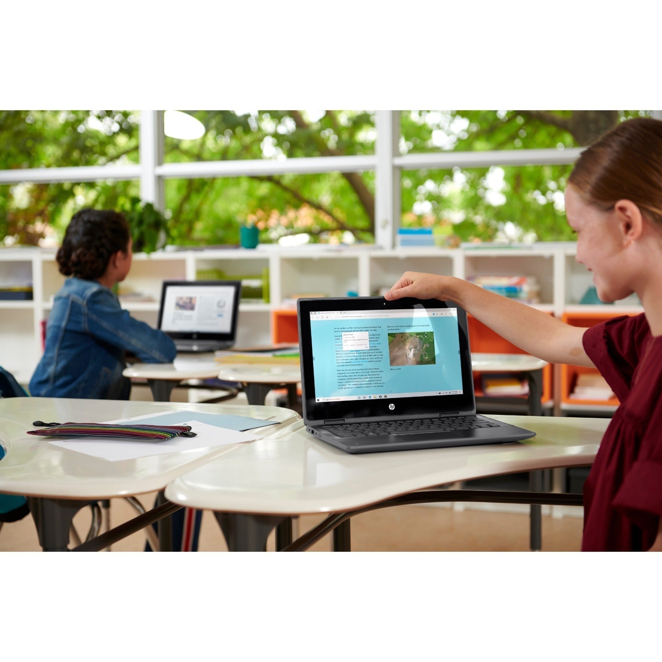 HP ProBook x360 11 G5 EE 11.6" Touchscreen Rugged Convertible 2 in 1 Notebook, Intel Pentium Silver N5030, 8GB RAM, 128GB SSD, Chalkboard Gray