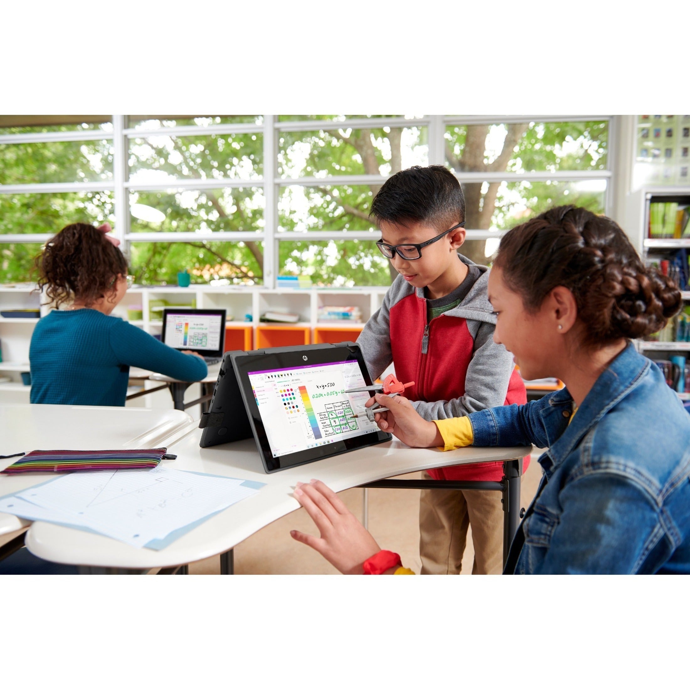 HP ProBook x360 11 G5 EE 11.6" Touchscreen Rugged Convertible 2 in 1 Notebook, Intel Pentium Silver N5030, 8GB RAM, 128GB SSD, Chalkboard Gray