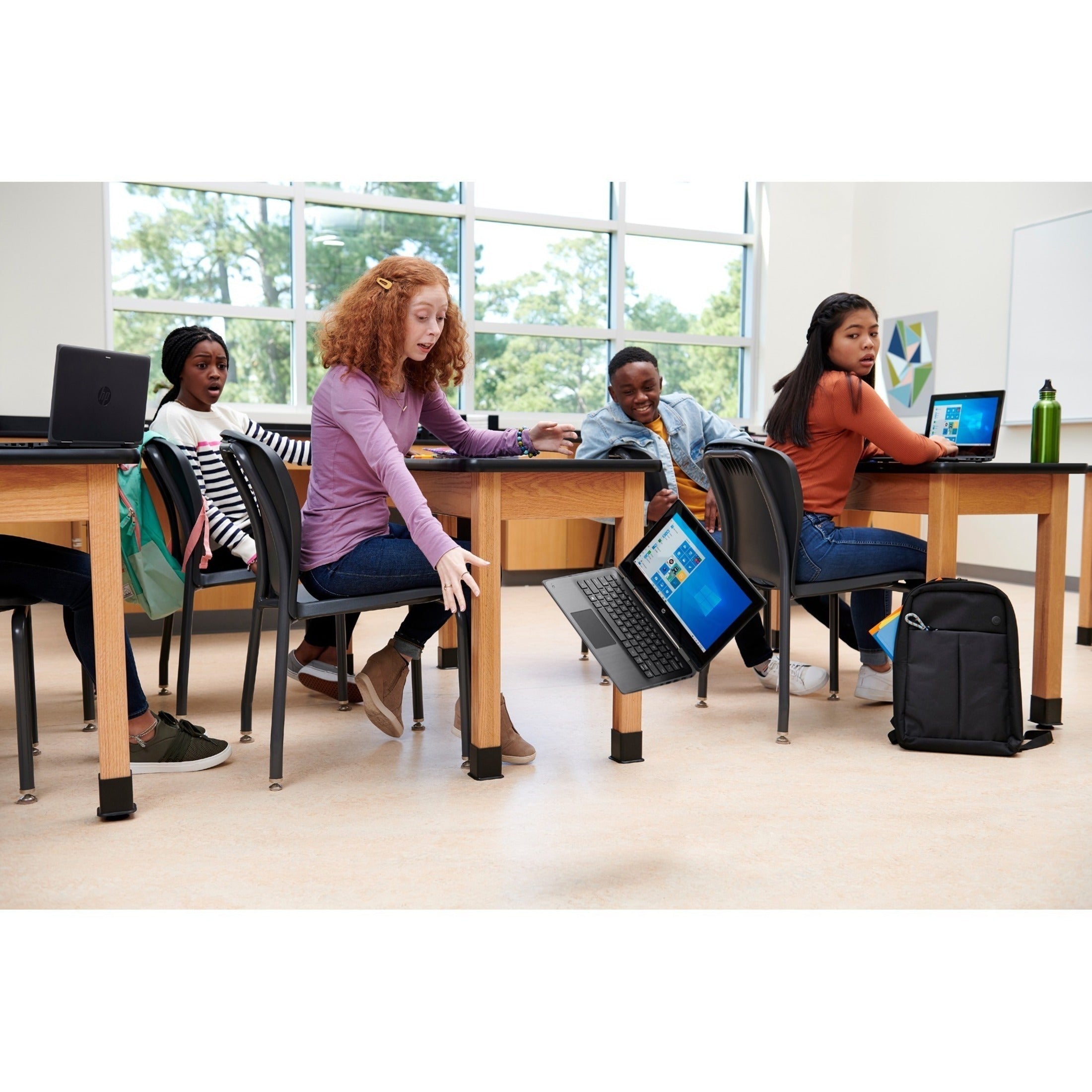 HP ProBook x360 11 G5 EE 11.6" Touchscreen Rugged Convertible 2 in 1 Notebook, Intel Pentium Silver N5030, 8GB RAM, 128GB SSD, Chalkboard Gray