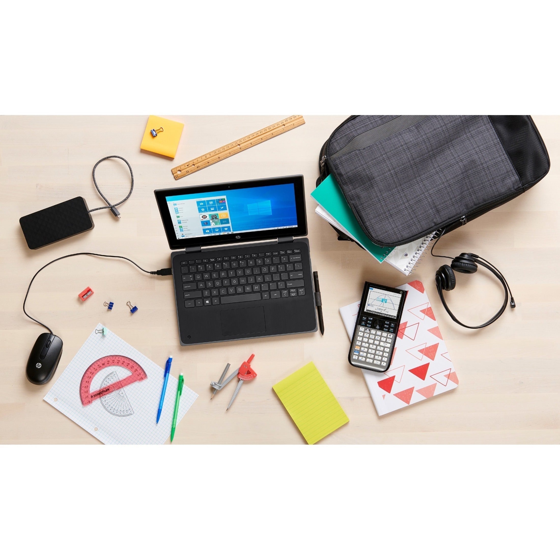 HP ProBook x360 11 G5 EE 11.6" Touchscreen Rugged Convertible 2 in 1 Notebook, Intel Pentium Silver N5030, 8GB RAM, 128GB SSD, Chalkboard Gray