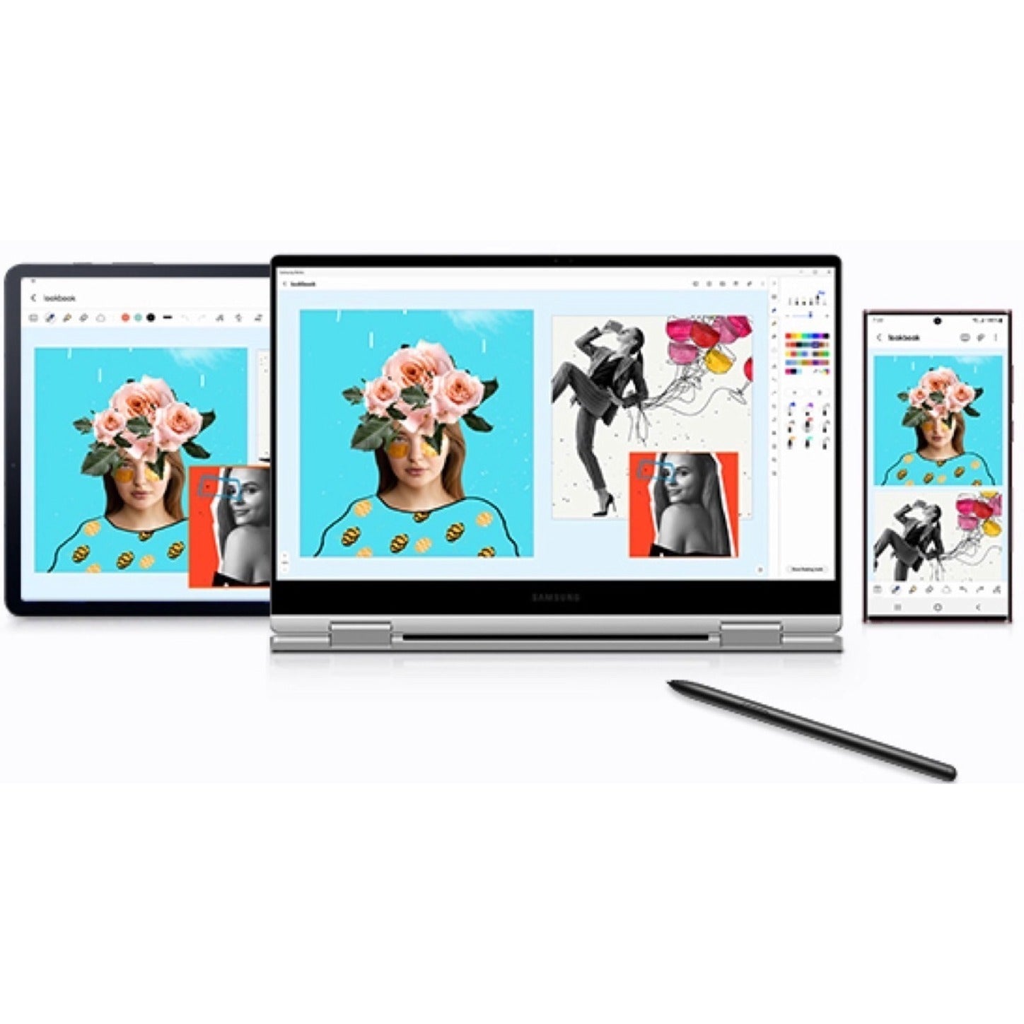 Samsung NP930QED-KJ2US Galaxy Book2 Pro 360 13.3" 2-in-1 Notebook, Intel Core i7, 16GB RAM, 512GB SSD, Windows 11 Pro