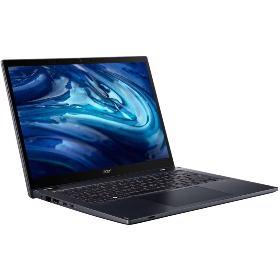 Acer TravelMate Spin P4 Convertible 2-in-1 Notebook, Ryzen 7 PRO, 14" WUXGA Touchscreen, 16GB DDR5, 512GB SSD, Windows 11 Pro, Fingerprint Reader - NX.VUTAA.001 (1 Year Warranty)