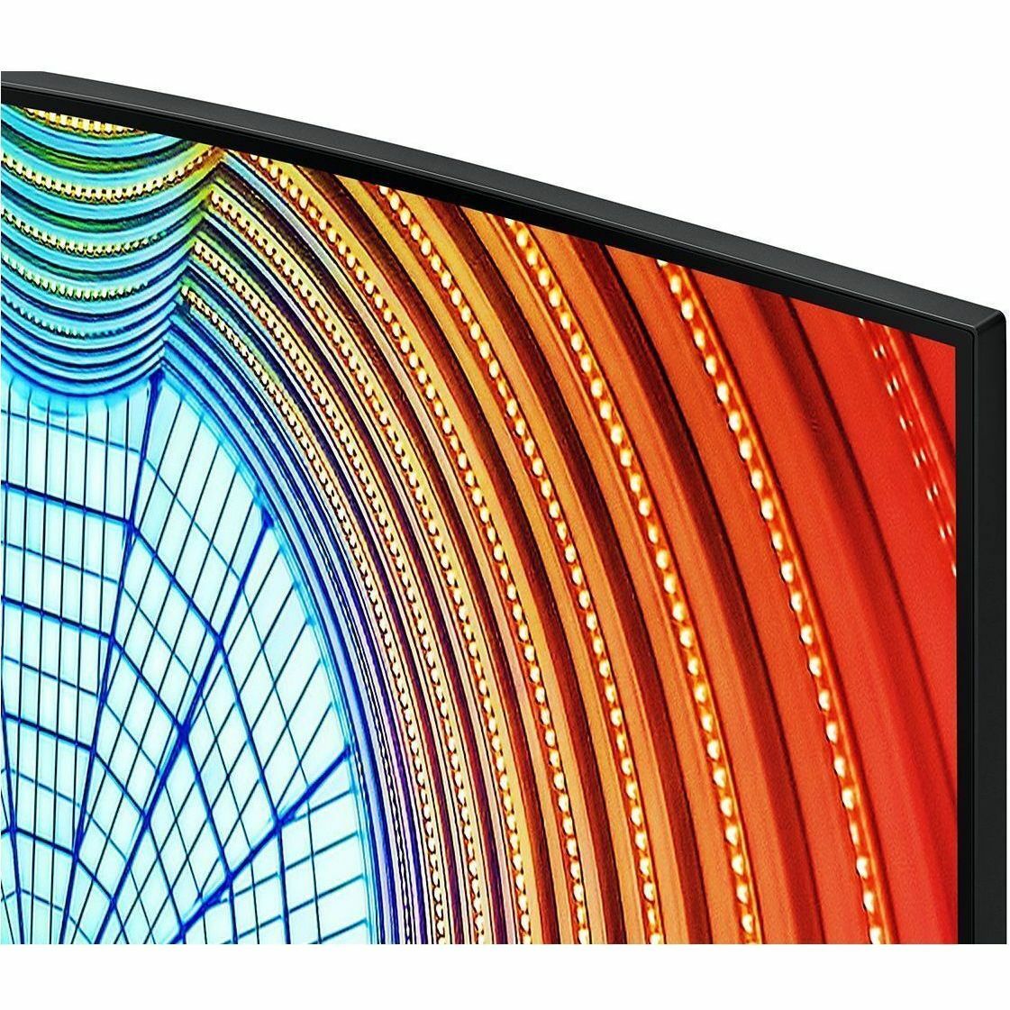 Samsung ViewFinity S34A654UBN 34-inch Curved WQHD LCD Monitor, 3440x1440, 1000R Curvature, 100Hz, HDR10, USB-C 90W, FreeSync, HDMI/DP, Built-in USB Hub, Black (3 Year Warranty)