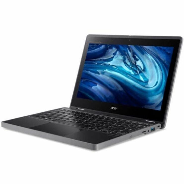 Acer TravelMate Spin B3 Convertible 2-in-1 Notebook, 11.6" HD IPS Touchscreen, Intel N100 Quad-Core, 4GB RAM, 128GB SSD, Windows 11 Pro Education - NX.VYNAA.002 (1 Year Warranty)