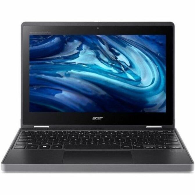 Acer TravelMate Spin B3 Convertible 2-in-1 Notebook, 11.6" HD IPS Touchscreen, Intel N100 Quad-Core, 4GB RAM, 128GB SSD, Windows 11 Pro Education - NX.VYNAA.002 (1 Year Warranty)