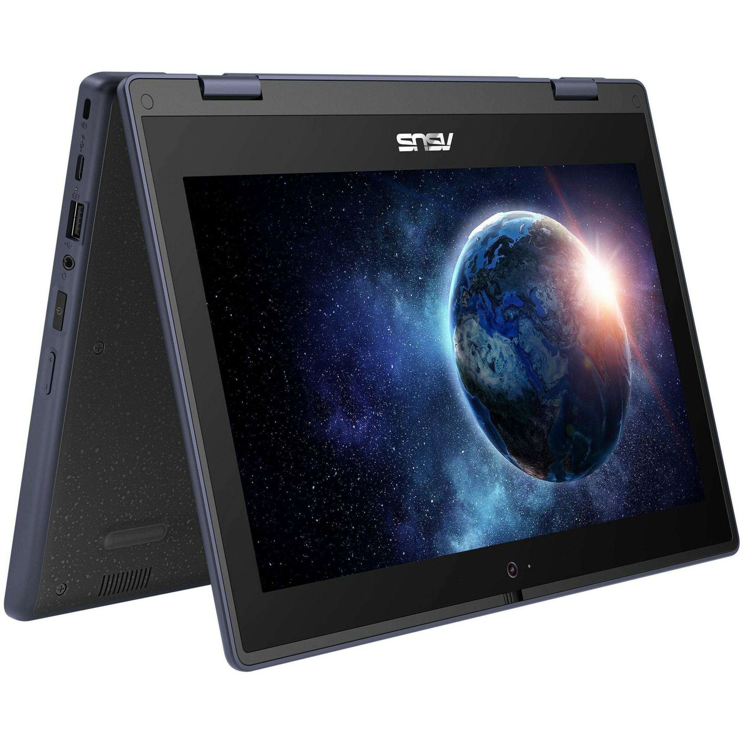 ASUS BR1102FGA-YS24T 2-in-1 Convertible Notebook, 11.6" HD Touchscreen, Intel Pentium Silver N200 Quad-Core, 8GB RAM, 128GB NVMe SSD, Windows 11 Pro, Mineral Gray - YS24T (1 Year Warranty)