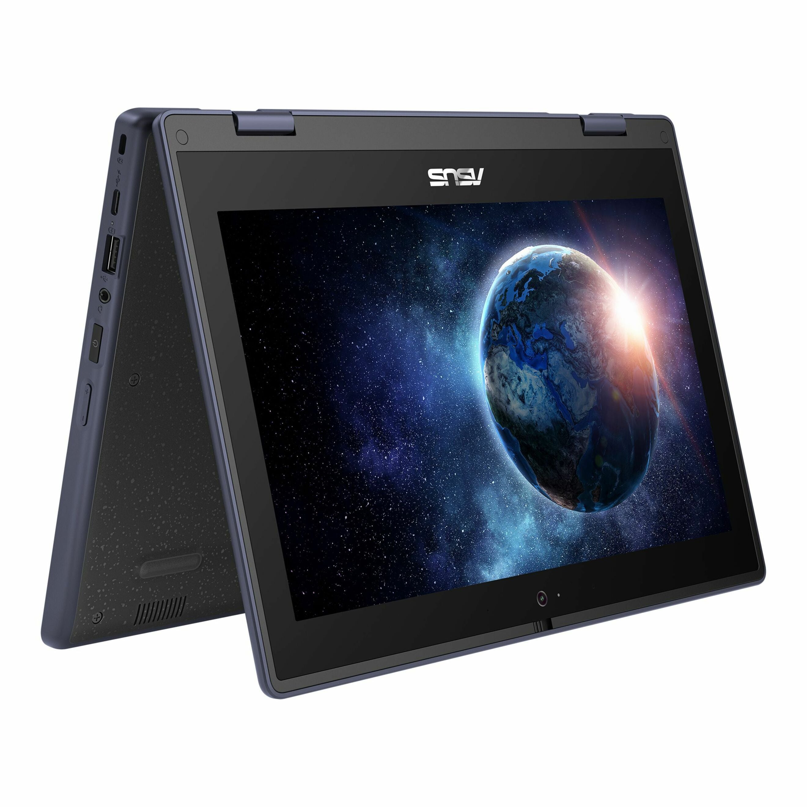 ASUS BR1102FGA-YS24T 2-in-1 Convertible Notebook, 11.6" HD Touchscreen, Intel Pentium Silver N200 Quad-Core, 8GB RAM, 128GB NVMe SSD, Windows 11 Pro, Mineral Gray - YS24T (1 Year Warranty)