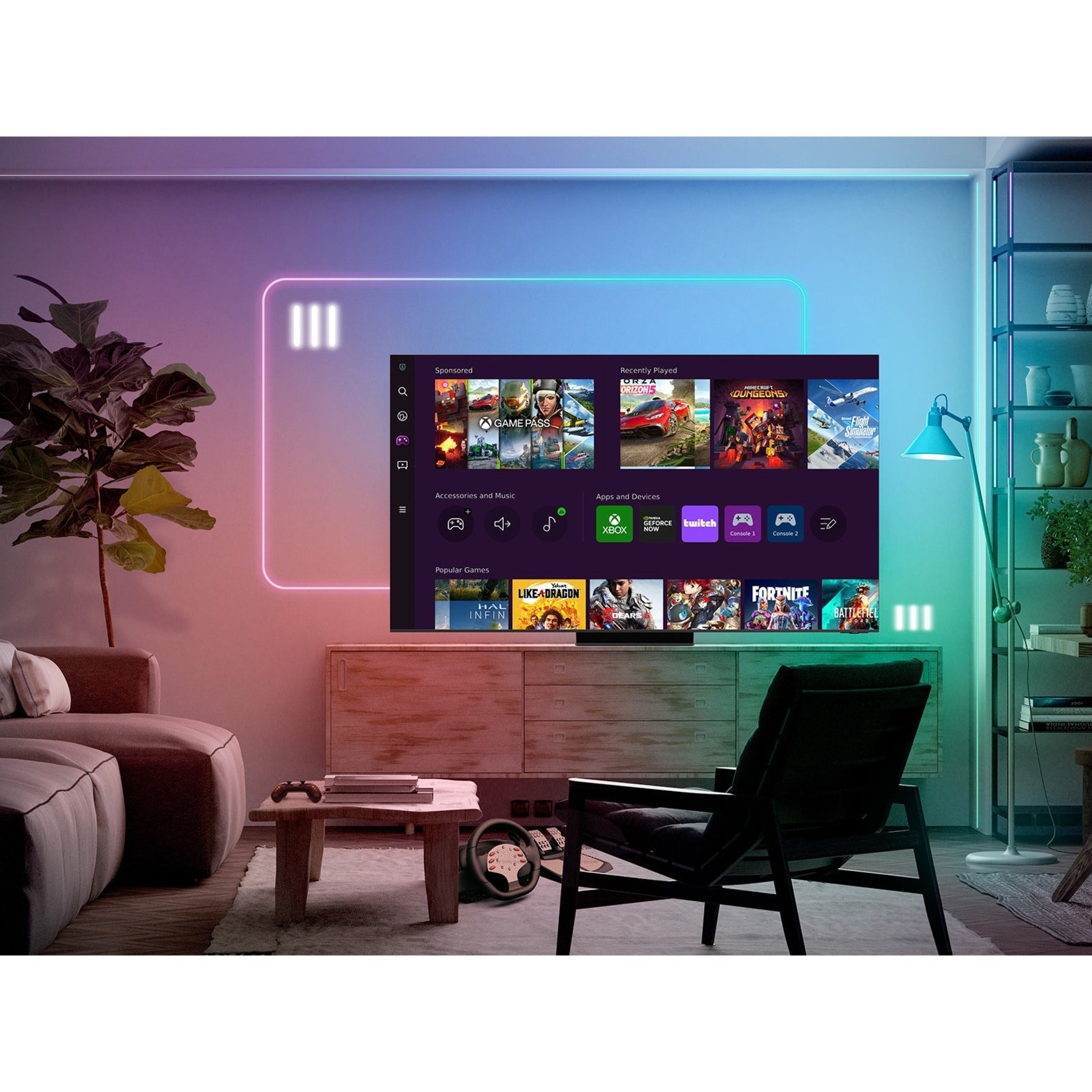 Samsung QN900C 75" Neo QLED 8K Smart TV, Neural Quantum Processor, Dolby Atmos, 120Hz Refresh, Anti-Glare Screen, One Connect Box, Gaming Hub, Voice Assistant - QN75QN900CFXZA (1 Year Warranty)