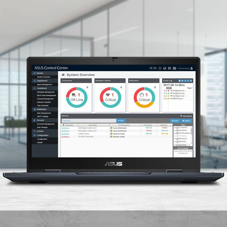 ASUS ExpertBook B3 Flip Convertible 14" FHD Touch Notebook, 12th Gen Core i5, 16GB RAM, 256GB SSD, Windows 11 Pro, Star Black - B3402FBA-XH53T (3 Year Warranty)