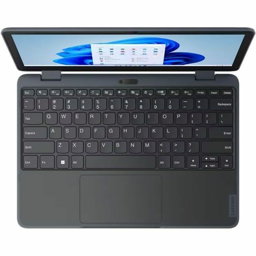 Lenovo 2024 Yoga 500w Gen 4 Convertible 2-in-1 Notebook, 12.2" WUXGA IPS, Intel N200 Quad-Core, 8GB LPDDR5, 128GB SSD, Windows 11 Pro, Slate Gray - 82VQ0007US (1 Year Warranty)