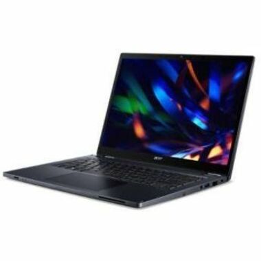 Acer TravelMate P4 Spin 14 Convertible 2-in-1 Notebook, 13th Gen Core i5, 14" WUXGA Touchscreen, 16GB RAM, 512GB SSD, Windows 11 Pro, Blue - NX.VZQAA.001 (1 Year Warranty)