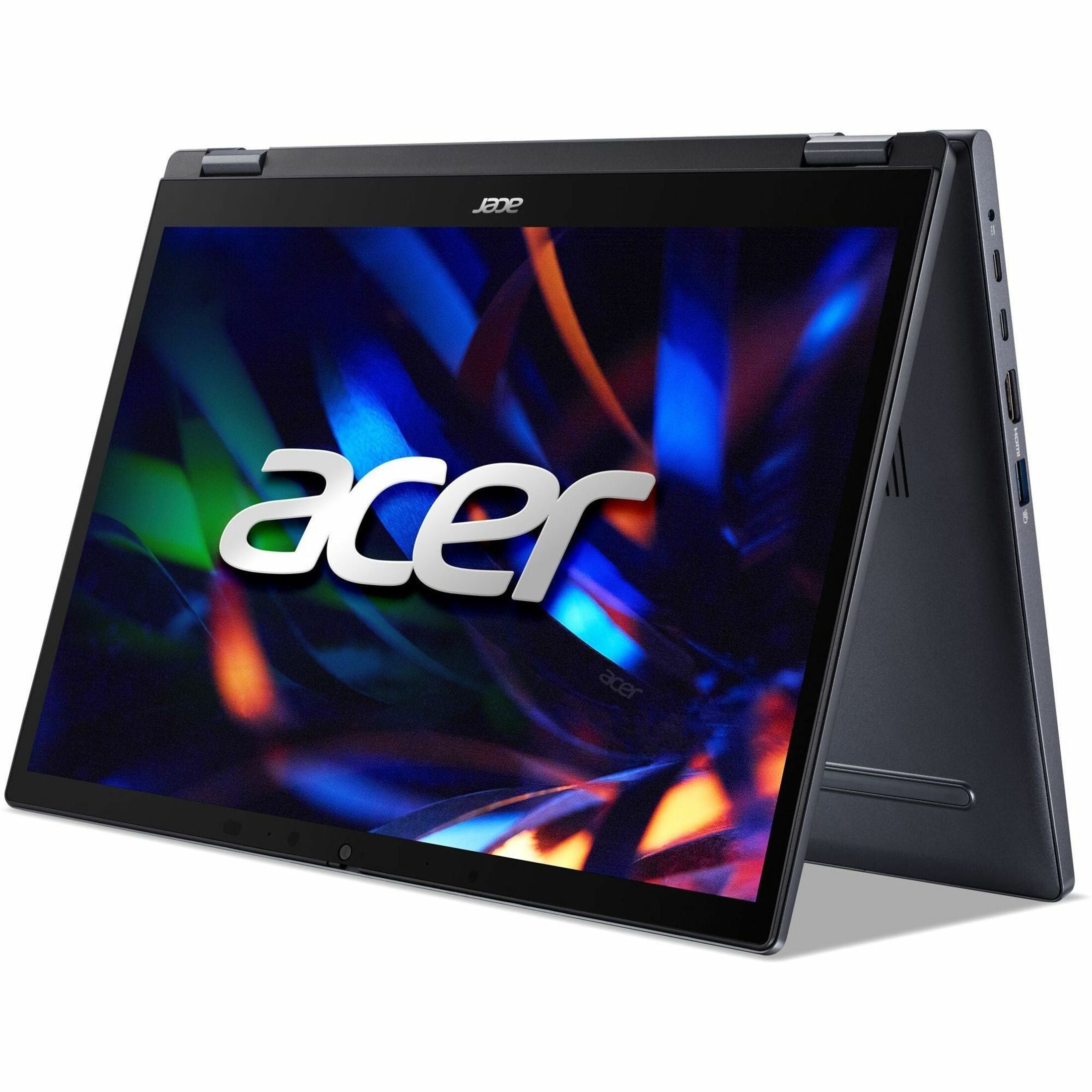 Acer TravelMate P4 Spin 14 Convertible 2-in-1 Notebook, 13th Gen Core i5, 14" WUXGA Touchscreen, 16GB RAM, 512GB SSD, Windows 11 Pro, Blue - NX.VZQAA.001 (1 Year Warranty)
