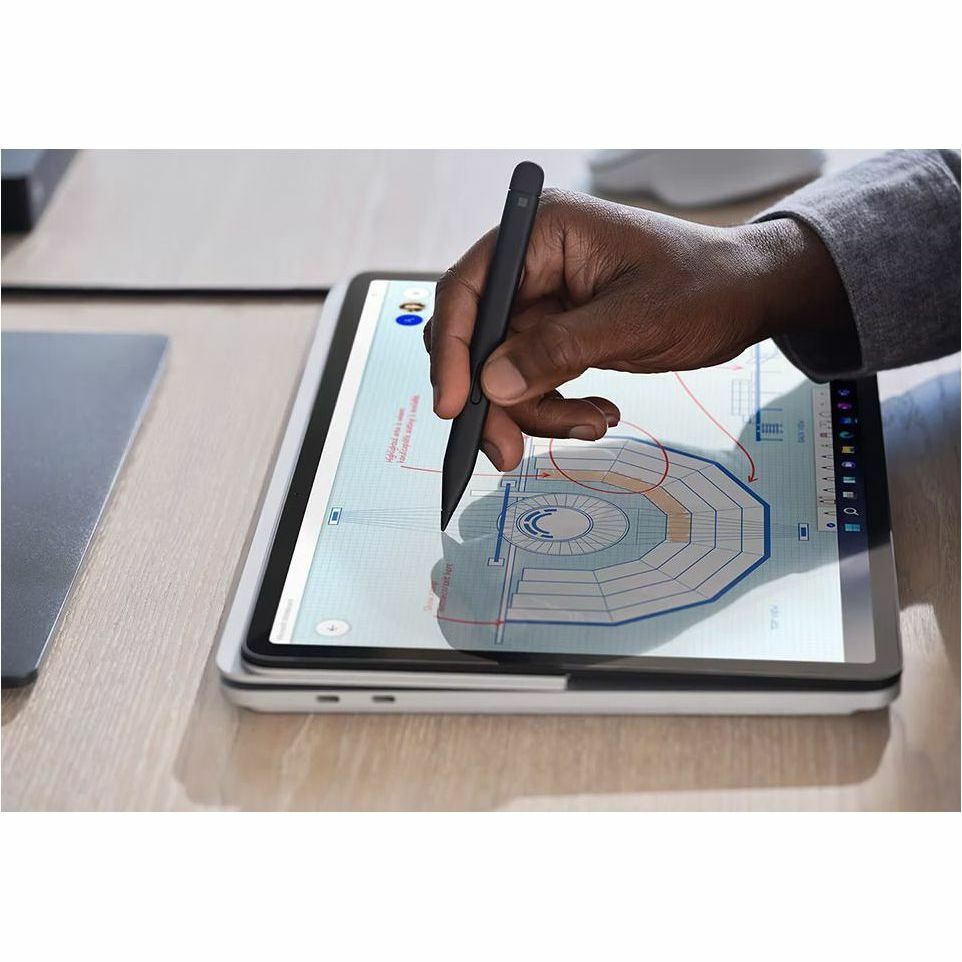 Microsoft Surface Laptop Studio 2 2024 Convertible 2-in-1 Notebook, 14.4" PixelSense 120Hz Touch, Intel Core i7, RTX 4050 6GB, 32GB RAM, 1TB SSD, Windows 11, Platinum - Z1J-00001 (1 Year Warranty)