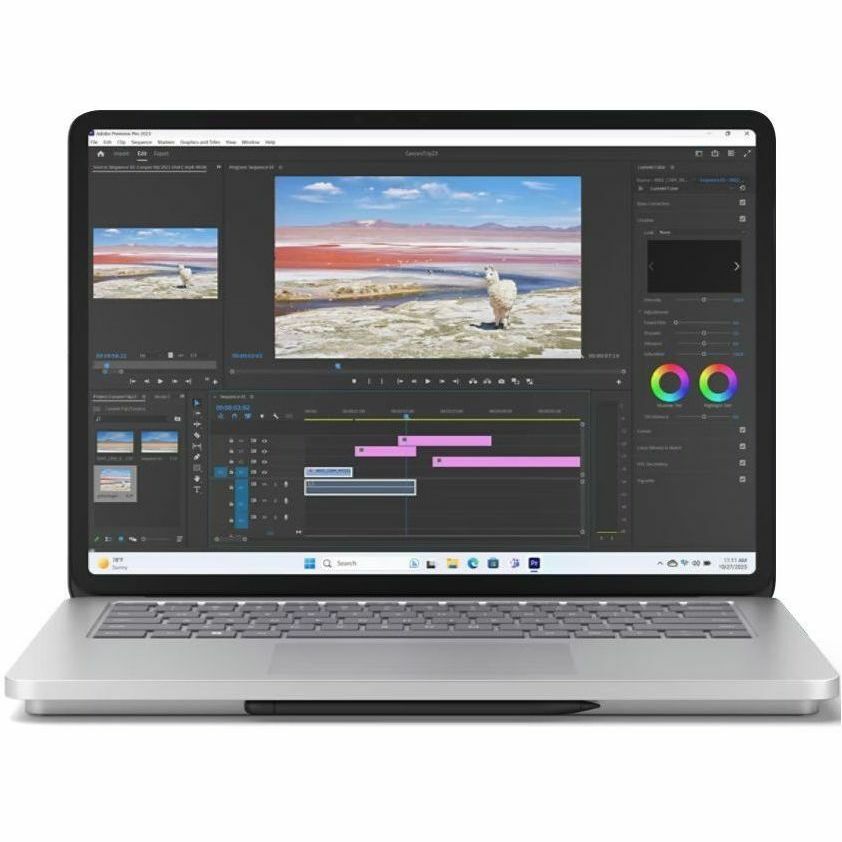 Microsoft Surface Laptop Studio 2 2024 Convertible 2-in-1 Notebook, 14.4" PixelSense 120Hz Touch, Intel Core i7, RTX 4050 6GB, 32GB RAM, 1TB SSD, Windows 11, Platinum - Z1J-00001 (1 Year Warranty)