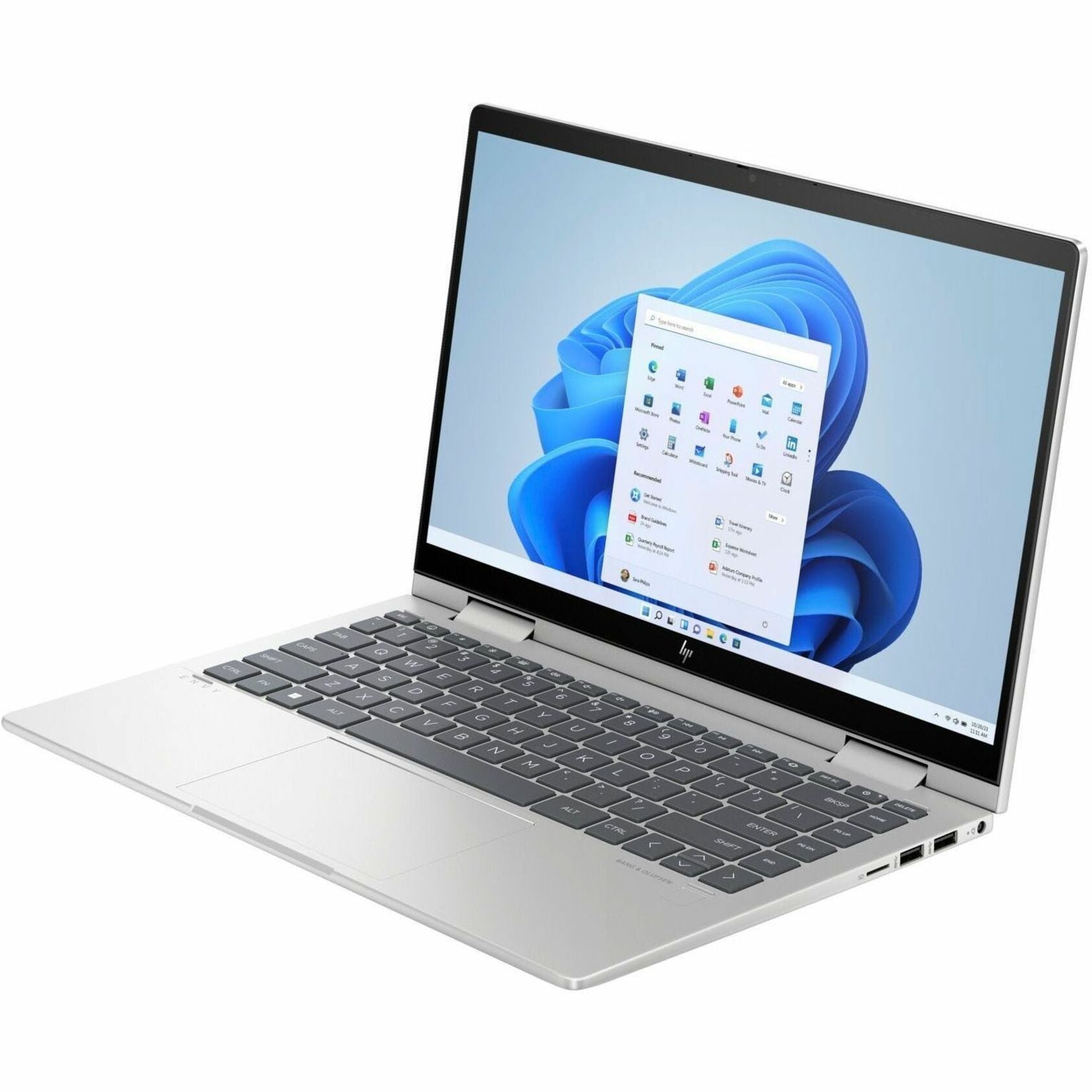HP ENVY x360 2024 Convertible 2-in-1 Notebook, 14" FHD Touchscreen, 13th Gen Intel Core i7, 16GB RAM, 1TB SSD, Windows 11, Natural Silver - 7H9Y1UARABA (1 Year Warranty)