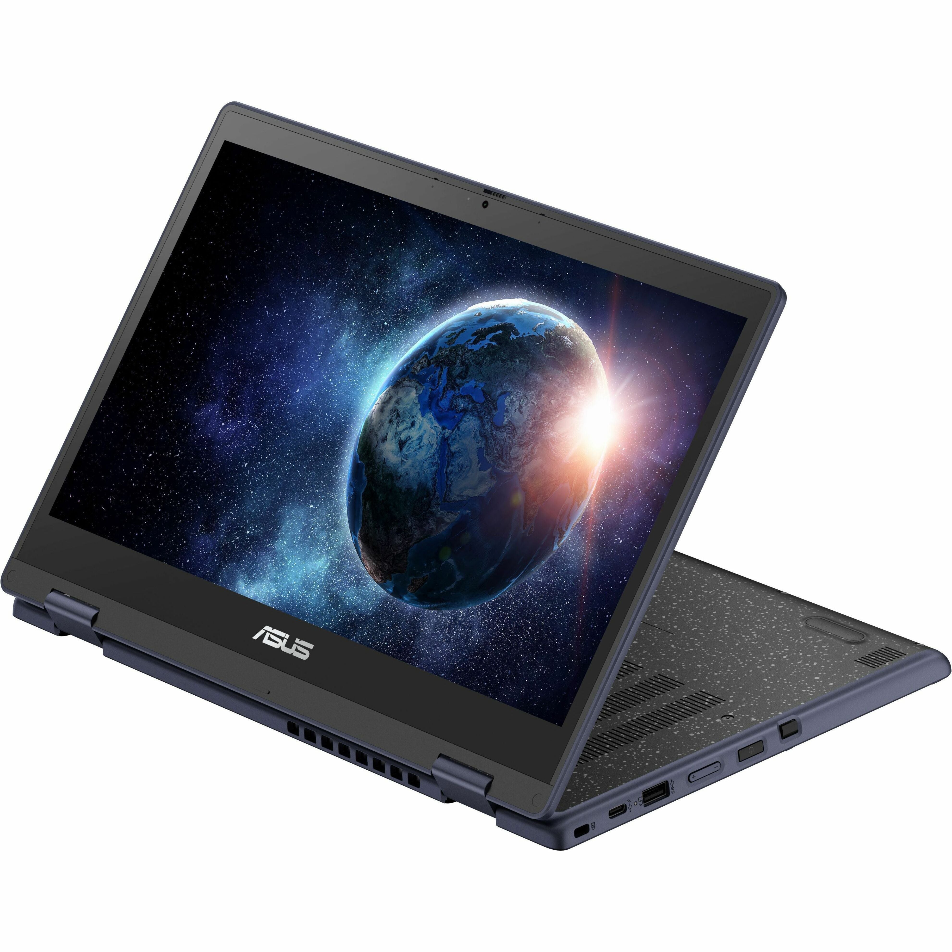 ASUS BR1402F Convertible 2-in-1 Notebook, 14" FHD Touchscreen, Intel N200 Quad-Core, 8GB DDR4, 128GB SSD, Windows 11 Pro, USB-C, 10Hr Battery, Mineral Gray - BR1402FGA-YS24T (1 Year Warranty)