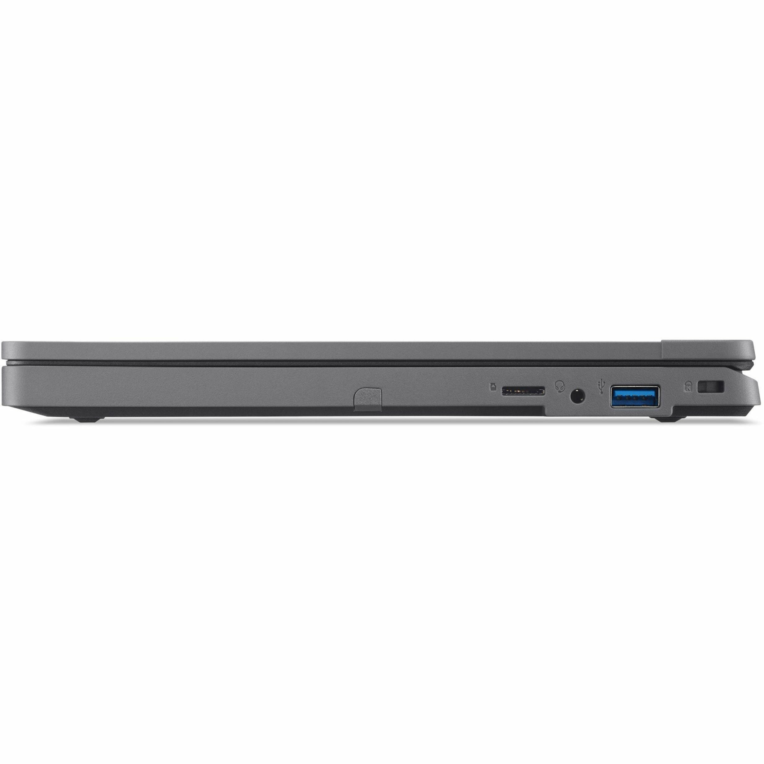 Acer TravelMate B3 Spin 11 Convertible 2-in-1 Notebook, 11.6" HD Touchscreen, Intel N100 Quad-Core, 8GB RAM, 128GB SSD, Windows 11 Pro, Black - NX.VZ0AA.004 (1 Year Warranty)