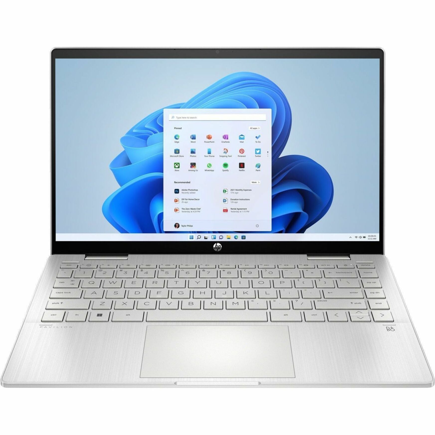 HP Pavilion x360 2024 Convertible 2-in-1 Notebook, 14" FHD IPS Touch, 13th Gen Intel i5-1335U, 8GB DDR4, 512GB SSD, Windows 11, 12Hr Battery, Silver - 7Q9P6UAR#ABL (Refurbished)