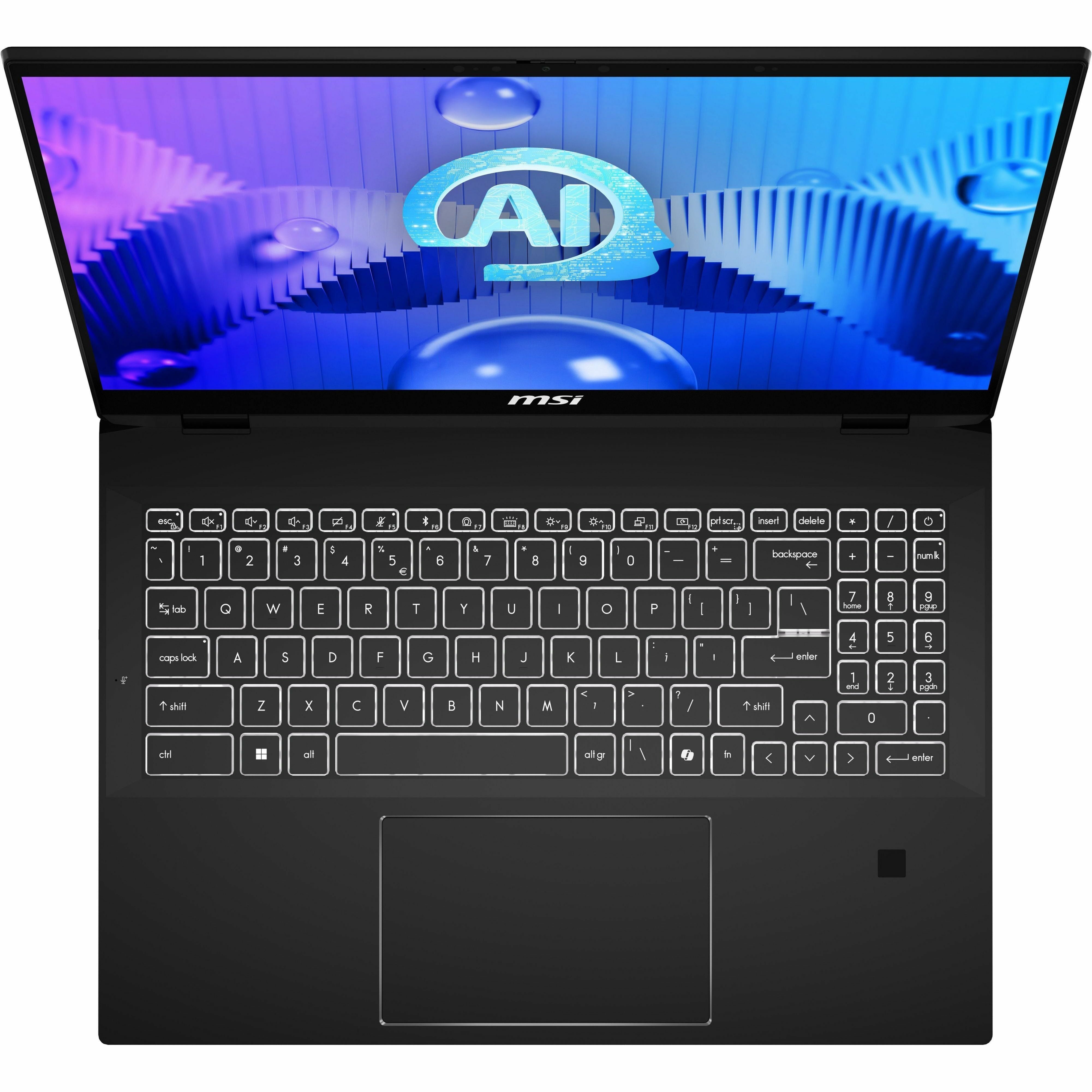 MSI 2024 Summit E16 AI Evo Convertible 2-in-1 Notebook, Intel Core Ultra 5, 16" QHD+ IPS 165Hz Touch, 16GB LPDDR5, 512GB SSD, Windows 11 Pro, Ink Black - SUM16EVO14019 (3 Year Warranty)