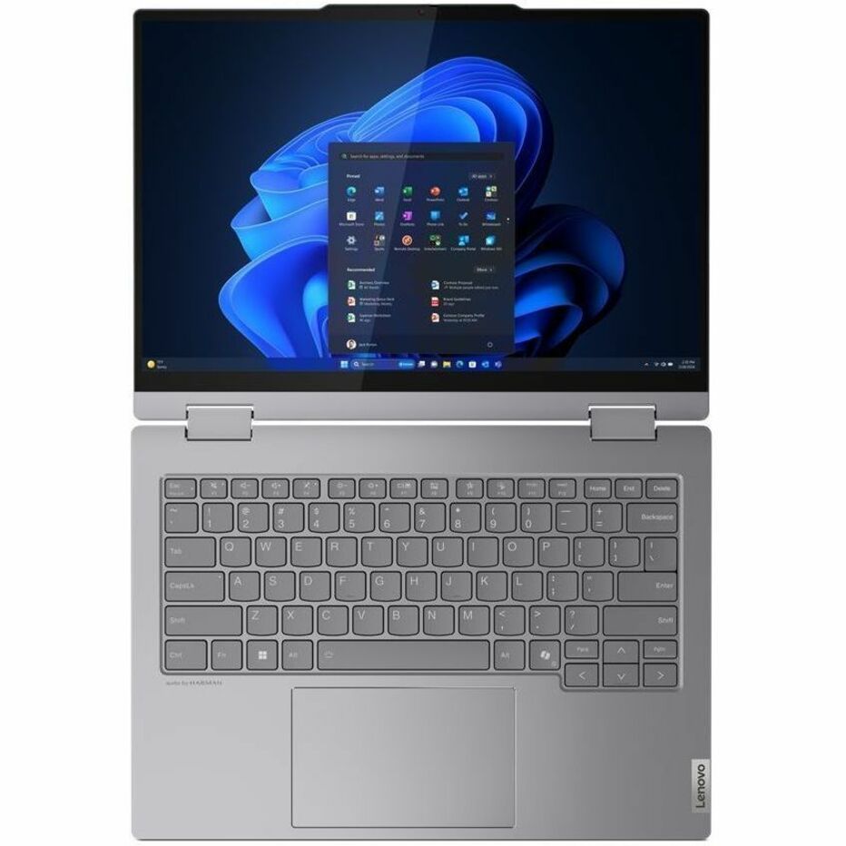 Lenovo 2024 ThinkBook 14 G4 IML Convertible 2-in-1 Notebook, Intel Core Ultra 7, 16GB DDR5, 512GB SSD, 14" WUXGA Touch IPS, Windows 11 Pro, Luna Gray - 21MX000GUS (1 Year Warranty)