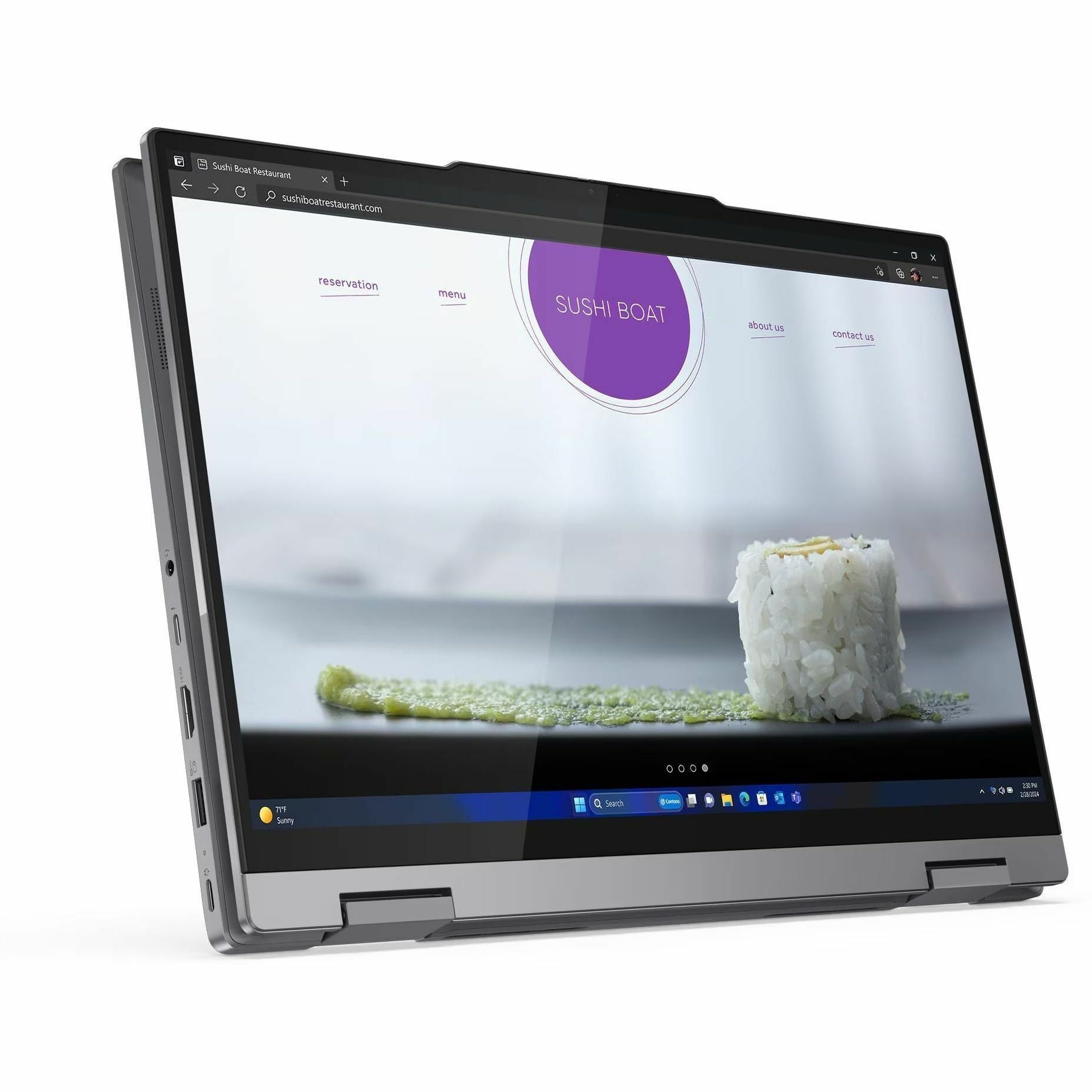 Lenovo ThinkBook 14 G4 IML Convertible 2-in-1 Notebook, Intel Core Ultra 5, 16GB DDR5, 512GB SSD, 14" WUXGA Touch IPS, Windows 11 Pro, Luna Gray - 21MX0006US (1 Year Warranty)
