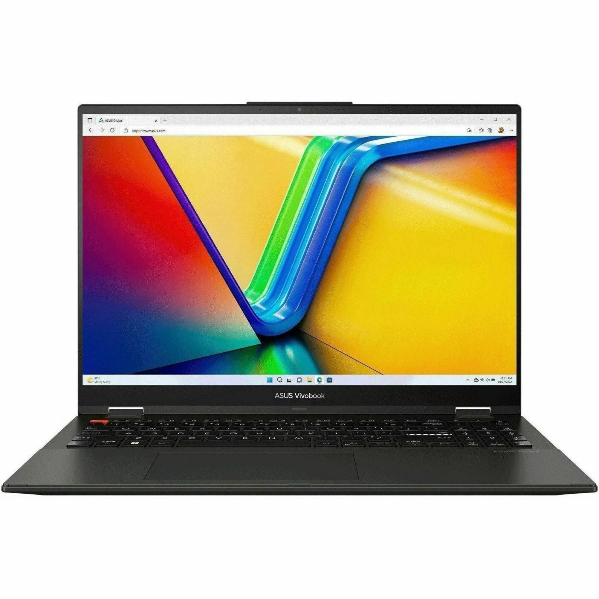 ASUS Vivobook S 16 Flip Convertible 2-in-1 Notebook, 13th Gen Intel Core i7-13700H, 16" WUXGA Touchscreen, 16GB DDR4, 512GB SSD, Windows 11, AI-Powered, Midnight Black - TP3604VA-DS74T (1 Year Warranty)