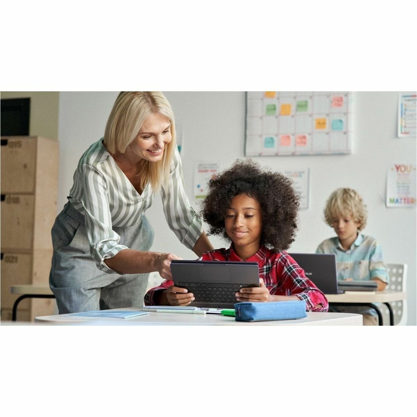 ASUS 2024 BR1104F Convertible 2-in-1 Notebook, 11.6" HD Touchscreen, Intel N200 Quad-Core, 8GB LPDDR5, 128GB SSD, Windows 11 Pro Education, Military-Grade Durability, Mineral Gray - BR1104FGA-YS24T-S (1 Year Warranty)