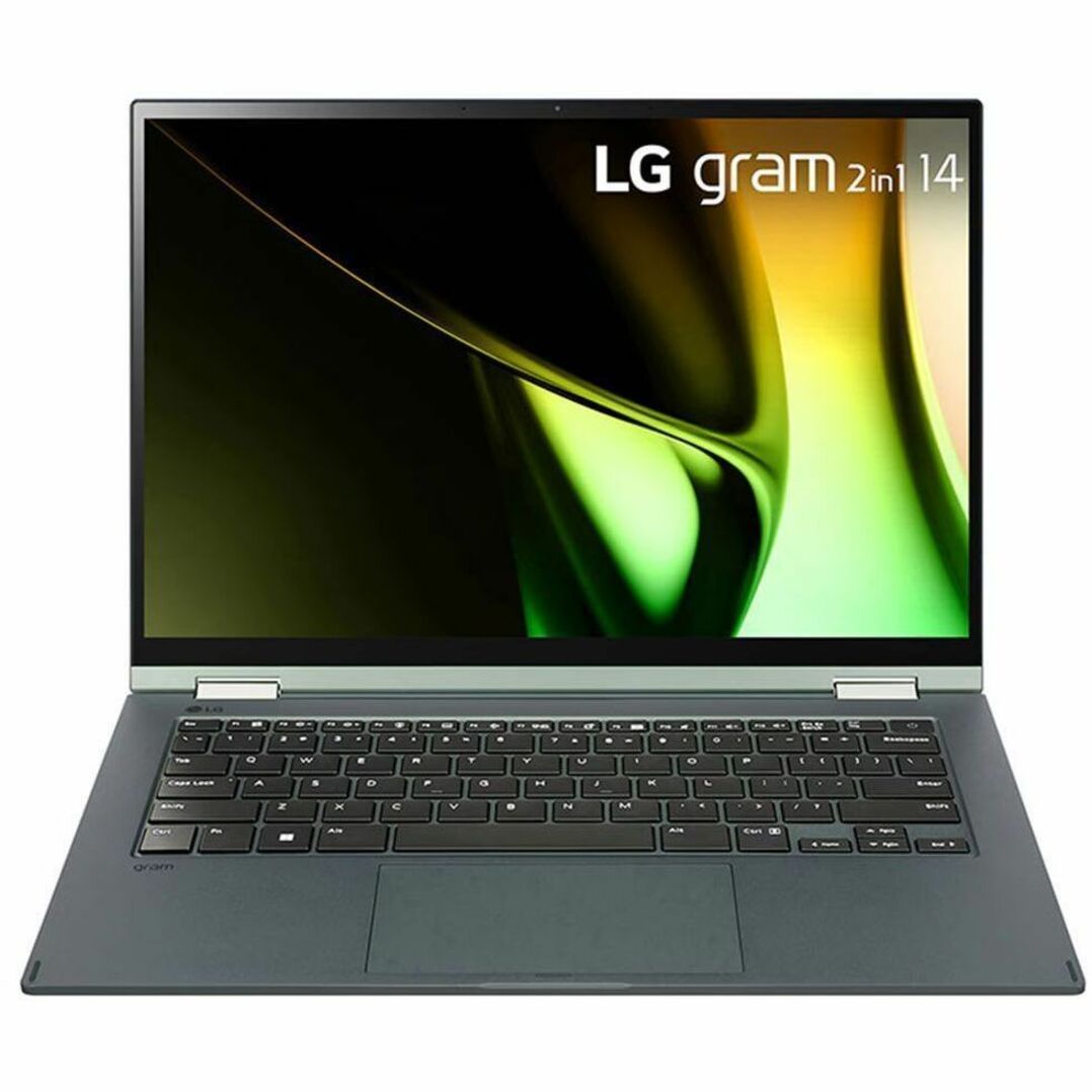 LG gram 2024 Convertible 2-in-1 Notebook, 14" IPS Touchscreen, Intel Core Ultra 7, 16GB RAM, 512GB SSD, Windows 11 Pro, Gorilla Glass Victus - 14T90S-G.APB5U1 (1 Year Warranty)