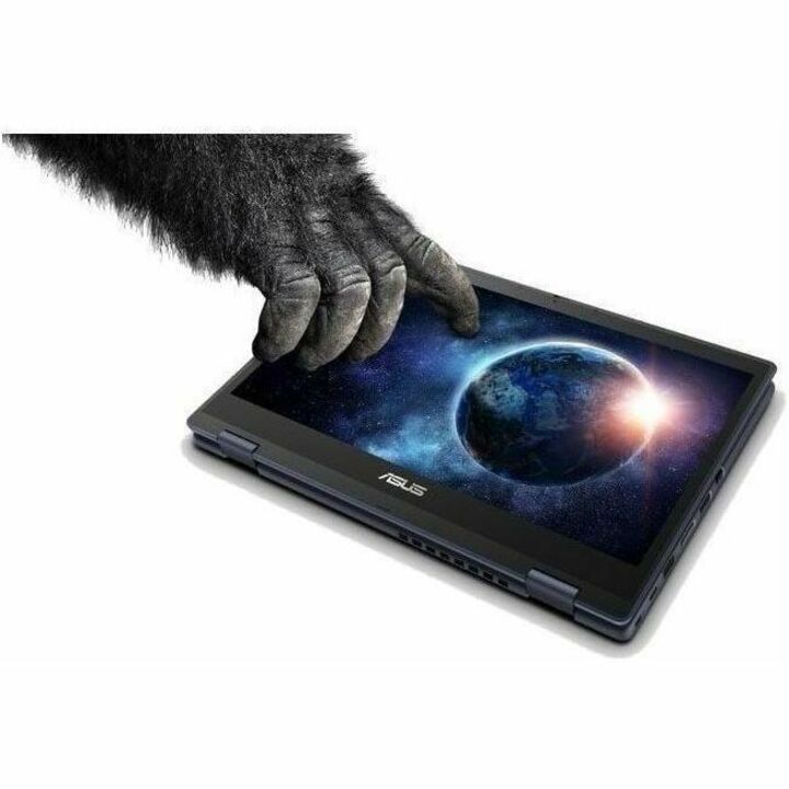 ASUS BR1402F Convertible 2-in-1 Notebook, 14" FHD Touchscreen, Intel Core i3-N305, 16GB DDR4, 256GB SSD, Windows 11 Pro, Rugged Military-Grade, Mineral Gray - BR1402FGA-YS36T-S (1 Year Warranty)