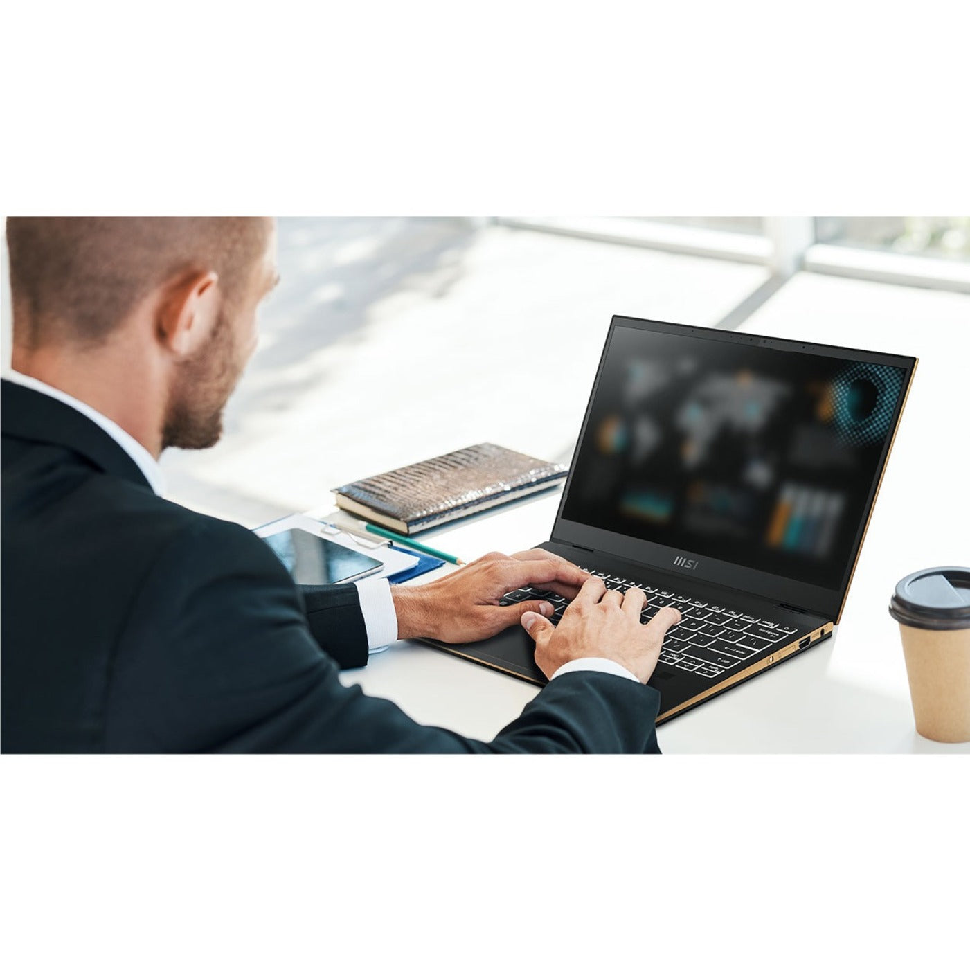 MSI 2024 Summit E13 Flip Evo Convertible 2-in-1 Notebook, 13.4" FHD+ IPS Touchscreen, Intel Core i7-1360P, 32GB LPDDR5, 1TB SSD, Intel Evo, Windows 11, Ink Black - SUME1313234 (1 Year Warranty)