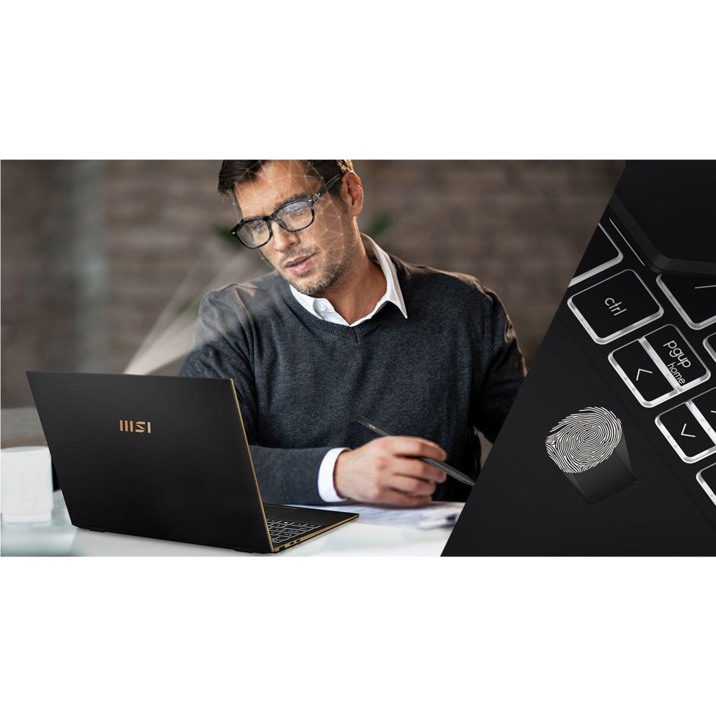 MSI 2024 Summit E13 Flip Evo Convertible 2-in-1 Notebook, 13.4" FHD+ IPS Touchscreen, Intel Core i7-1360P, 32GB LPDDR5, 1TB SSD, Intel Evo, Windows 11, Ink Black - SUME1313234 (1 Year Warranty)