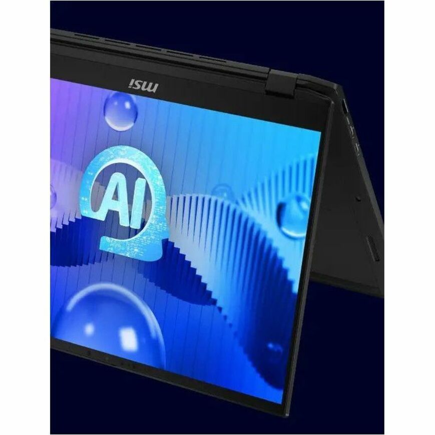 MSI Summit E16 AI Evo 2024 Convertible 2-in-1 Notebook, Intel Core Ultra 7, 32GB LPDDR5, 1TB SSD, 16" QHD+ 165Hz Touch, Intel Arc Graphics, Windows 11 Pro, Ink Black - SUM16EVO14024 (1 Year Warranty)