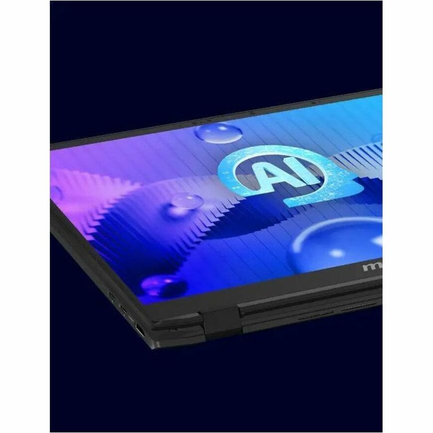MSI Summit E16 AI Evo 2024 Convertible 2-in-1 Notebook, Intel Core Ultra 7, 32GB LPDDR5, 1TB SSD, 16" QHD+ 165Hz Touch, Intel Arc Graphics, Windows 11 Pro, Ink Black - SUM16EVO14024 (1 Year Warranty)
