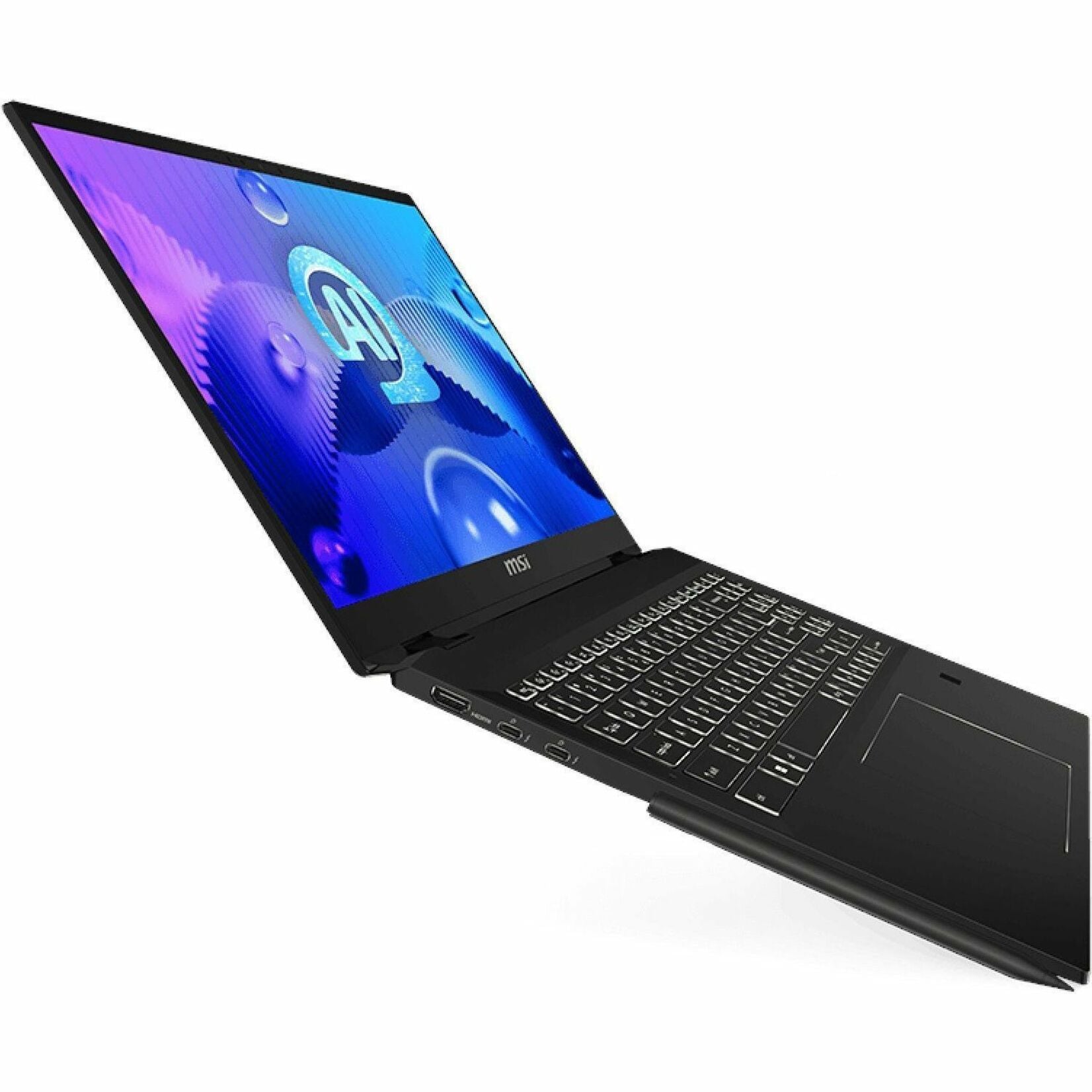 MSI Summit E16 AI Evo 2024 Convertible 2-in-1 Notebook, Intel Core Ultra 7, 32GB LPDDR5, 1TB SSD, 16" QHD+ 165Hz Touch, Intel Arc Graphics, Windows 11 Pro, Ink Black - SUM16EVO14024 (1 Year Warranty)