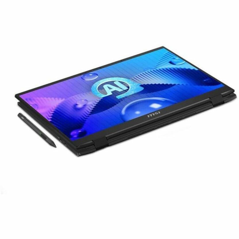 MSI Summit E16 AI Studio Convertible 2-in-1 Notebook, Intel Core Ultra 7 155H, 32GB RAM, 1TB SSD, RTX 4060 8GB, 16" QHD+ 165Hz Touch, Windows 11 Pro, Black - SUM16STU14037 (3 Year Warranty)