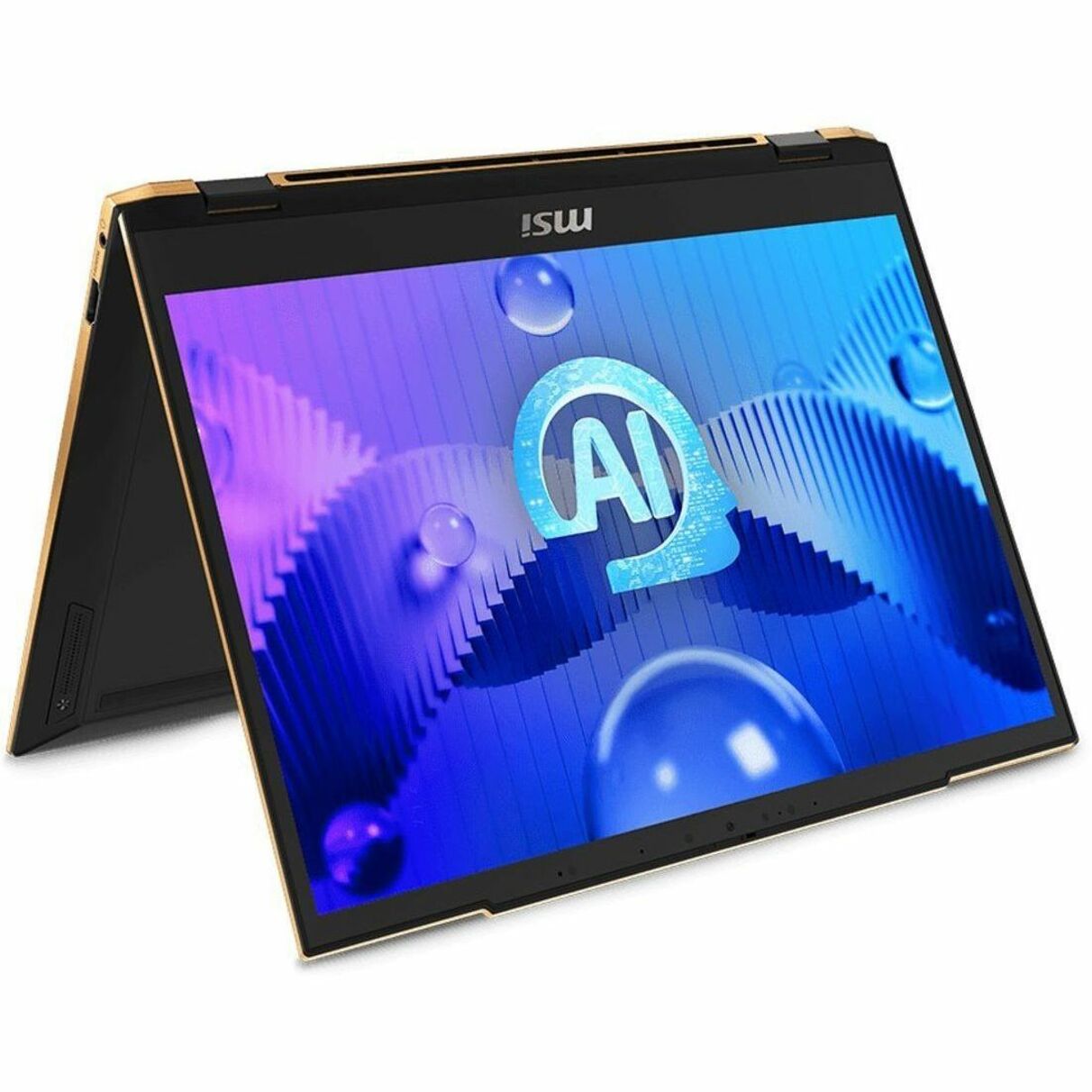 MSI 2024 Summit E13 AI Evo Convertible 2-in-1 Notebook, Intel Core Ultra 7 155H, 32GB RAM, 1TB SSD, 13.3" FHD+ IPS Touch, Windows 11 Pro, 18Hr Battery, Black - SUME1314038 (3 Year Warranty)