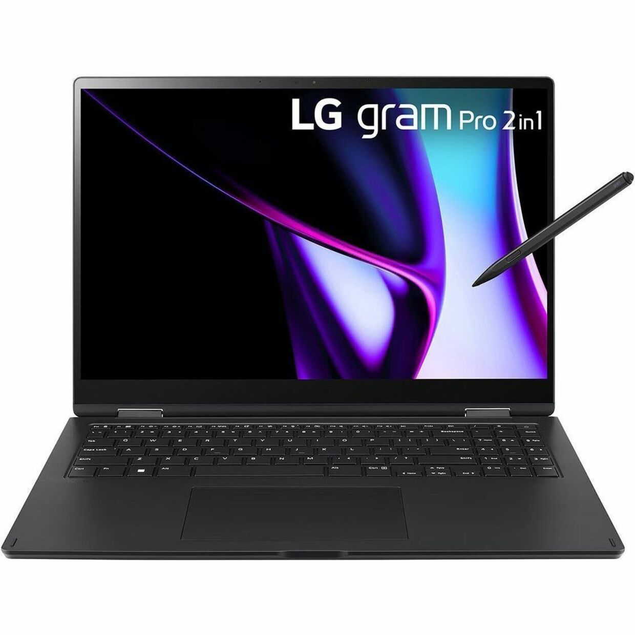 LG gram Pro 2024 16" Convertible 2-in-1 Notebook, Intel Core Ultra 5, 16GB DDR RAM, 1TB SSD, Windows 11 Pro, IPS Touchscreen, Face Recognition, MIL-STD810G - 16T90SP-G.APB4U1 (1 Year Warranty)