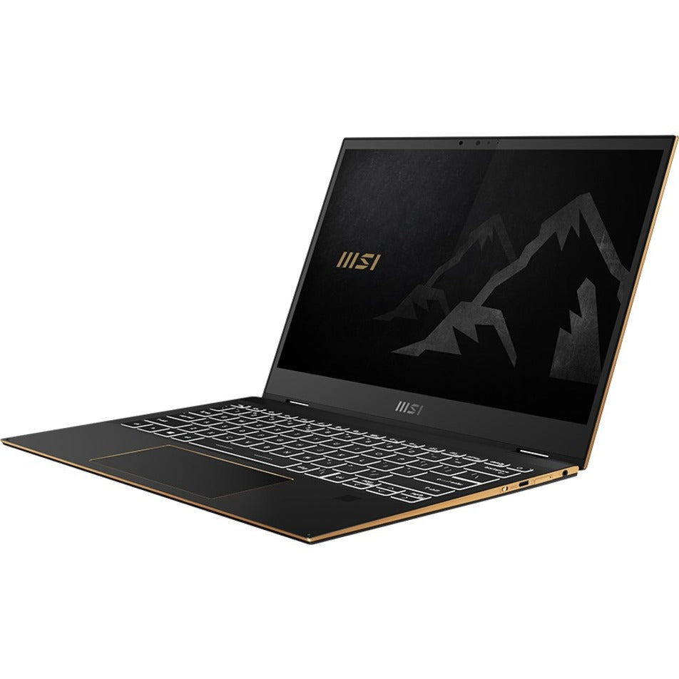MSI Summit E13 Flip Evo 2024 Convertible Notebook, Intel i7-1280P, 16GB LPDDR5, 1TB SSD, 13.4" FHD+ 120Hz IPS Touch, Windows 11 Pro, Intel Evo, Ink Black - SUME1312262 (3 Year Warranty)