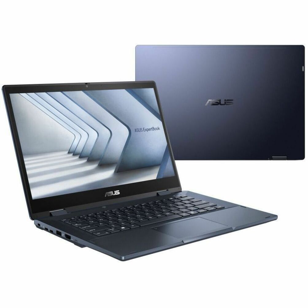 ASUS ExpertBook B3 Flip Convertible 2-in-1 Notebook, Intel Core 7 150U, 14" FHD Touchscreen, 16GB DDR4, 512GB SSD, Windows 11 Pro, AI-Powered, Dual Cameras, Star Black - B3402FVA-XS74T (3 Year Warranty)
