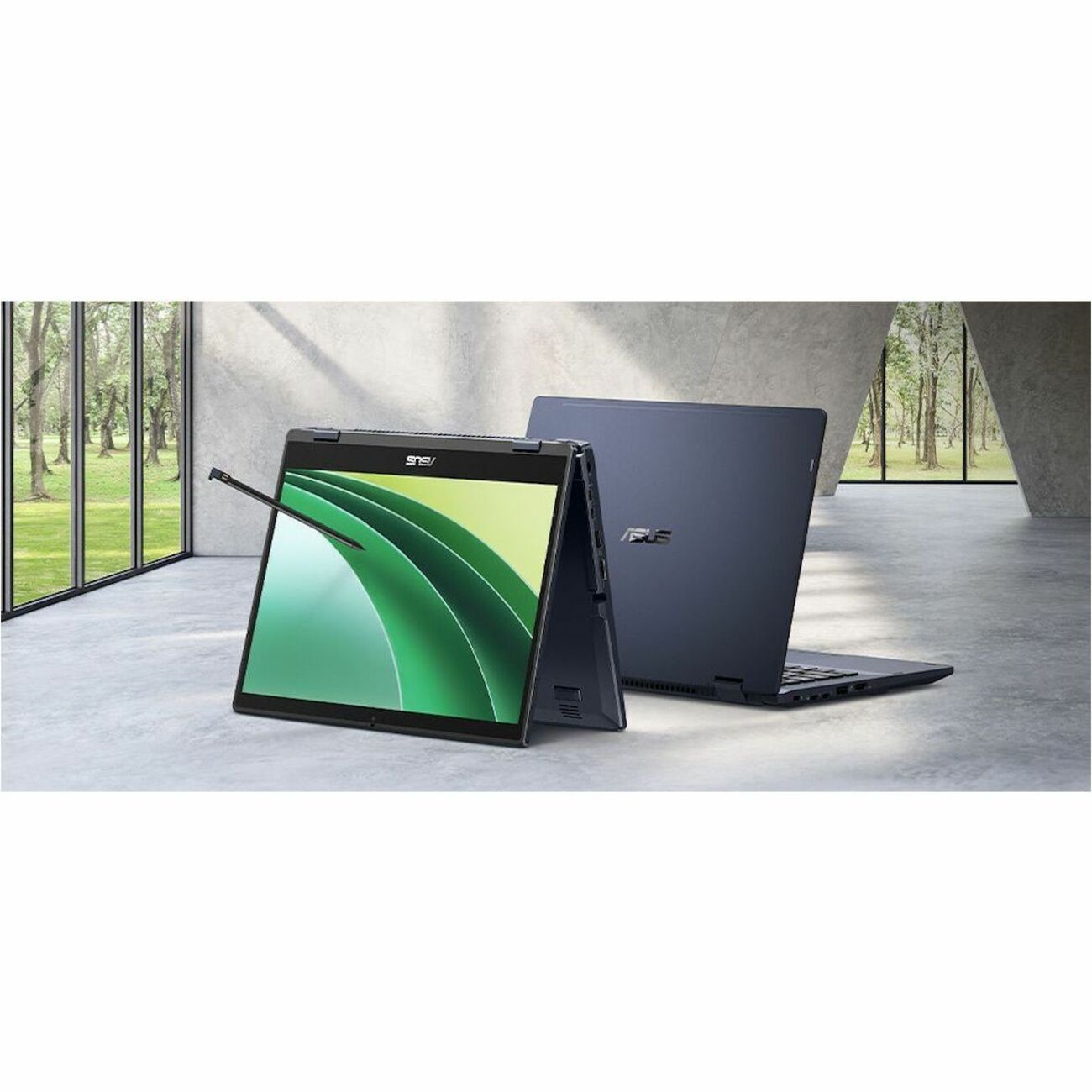 ASUS ExpertBook B3 Flip Convertible 2-in-1 Notebook, Intel Core 7 150U, 14" FHD Touchscreen, 16GB DDR4, 512GB SSD, Windows 11 Pro, AI-Powered, Dual Cameras, Star Black - B3402FVA-XS74T (3 Year Warranty)