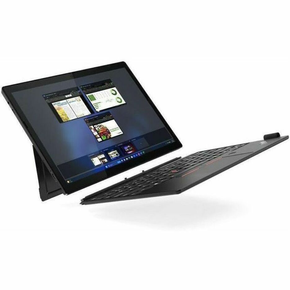 Lenovo 2024 ThinkPad X12 Detachable Gen 2 2-in-1 Notebook, Intel Core Ultra 7, 32GB LPDDR5X, 512GB SSD, 12.3" FHD+ Touch, AI-Powered, Windows 11 Pro, Black - 21LK002UUS (1 Year Warranty)